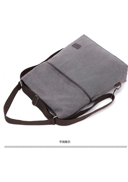 Kanvas Hangbag Omuz Çantası Bayan Bayanlar, Vintage Sırt Çantası Tote Sırt Çantası Alışveriş Çantası Iş Okul Seyahat Günlük Günlük (Gri) (Yurt Dışından) fırsatları