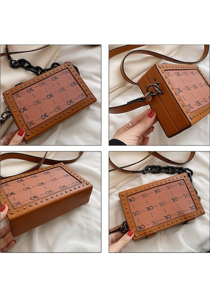 Bayanlar Küçük Messenger Çanta Vintage Omuz Çantası Kare Cüzdan Mektup Messenger Çanta (Yurt Dışından) fiyatları