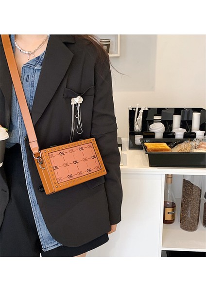 Bayanlar Küçük Messenger Çanta Vintage Omuz Çantası Kare Cüzdan Mektup Messenger Çanta (Yurt Dışından) fırsatları