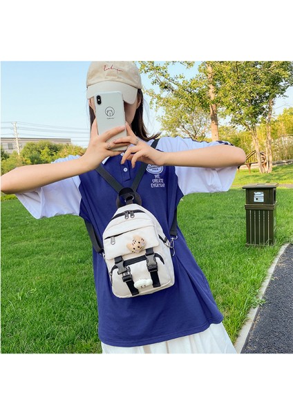 Kadın Moda Mini Sırt Çantası, Küçük Crossbody Çanta Seyahat Omuz Çantaları, Su Geçirmez Sırt Çantası Mini Omuz Çantaları (Yurt Dışından) fırsatları