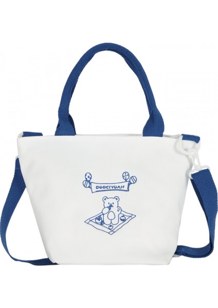 Basit Günlük Omuz Çantası Ekstra Büyük Kapasiteli Fermuarlı Omuz Çantası Halat Tote Çanta Bayanlar Kız Rahat Alışveriş Çantası Iş Okulu Üniversite Günlük Kullanım (Yurt Dışından)