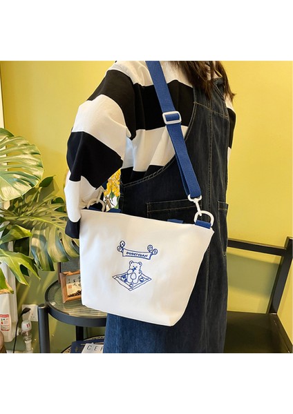 Basit Günlük Omuz Çantası Ekstra Büyük Kapasiteli Fermuarlı Omuz Çantası Halat Tote Çanta Bayanlar Kız Rahat Alışveriş Çantası Iş Okulu Üniversite Günlük Kullanım (Yurt Dışından) fırsatları