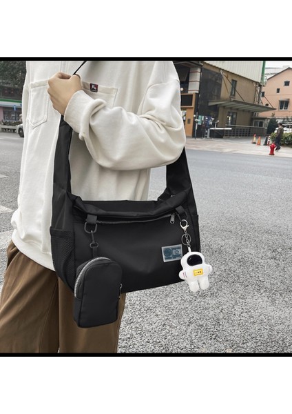 Basit Günlük Omuz Çantası Ekstra Büyük Kapasiteli Fermuarlı Omuz Çantası Halat Tote Çanta Bayanlar Kız Rahat Alışveriş Çantası Iş Okulu Üniversite Günlük Kullanım (Yurt Dışından) fırsatları