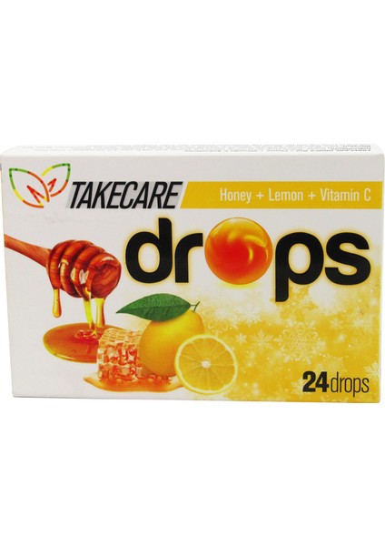 Take Care Bal Limon Vitamin Içeren 24 Adet 3lüpaketdrops