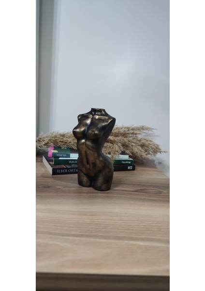 African Golden Women Dekoratif Tasarım Biblo (13CMX7CM) Sigortalı Gönderim