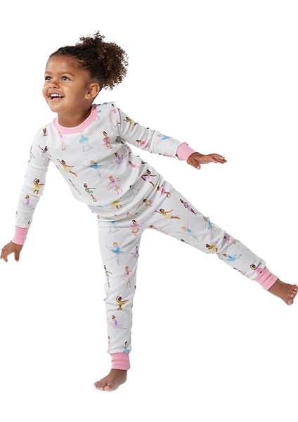 Ballerina Kız Çocuk Pijama Takımı