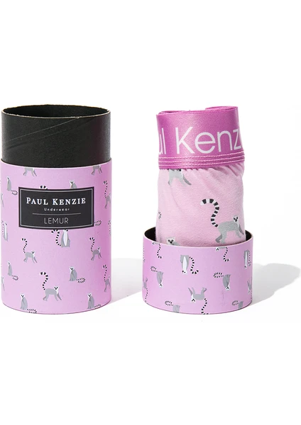 Paul Kenzie Desenli Erkek Boxer – Eco Characters – Lemur