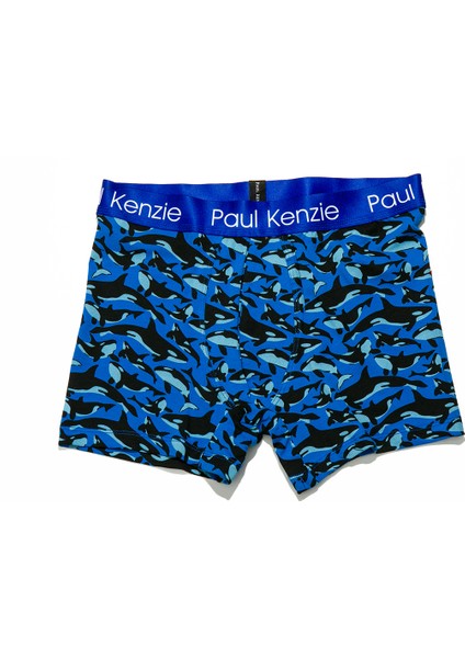 Paul Kenzie Desenli Erkek Boxer – Eco Characters – Oh Whale