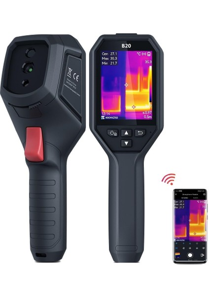 Hıkmıcro B20 Termal Kamera 256 x 192 Ir Çözünürlük, 2mp Görsel Kamera ve Wifi