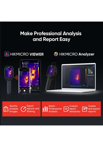 Hıkmıcro B20 Termal Kamera 256 x 192 Ir Çözünürlük, 2mp Görsel Kamera ve Wifi indirimleri
