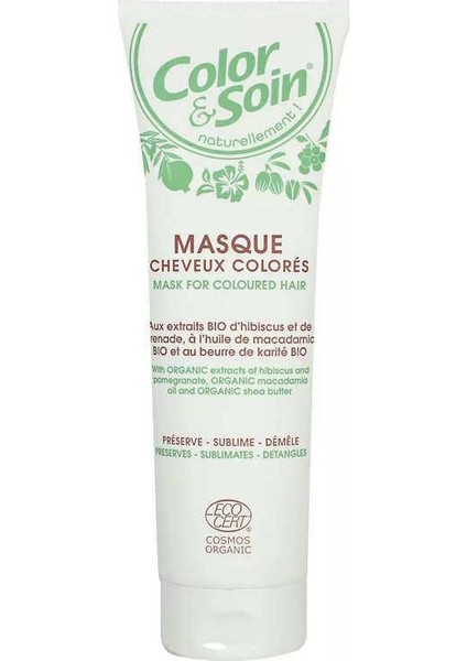 Color&soin Maskque Renkli Saçlar Için Saç Maskesi 200ML