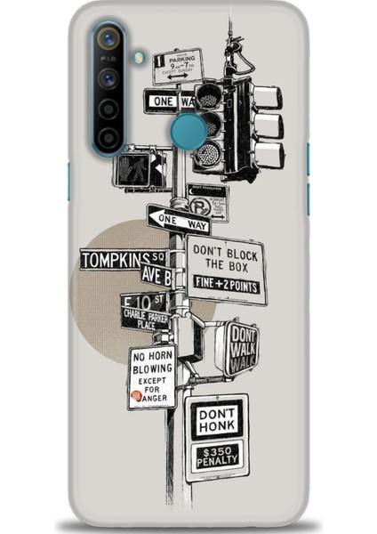 Realme 5i Kılıf Hd Baskılı - Tabelalar