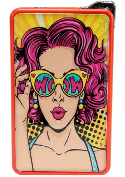 Pop Art Kaliteli Metal Çakmak