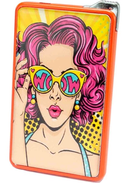 Pop Art Kaliteli Metal Çakmak