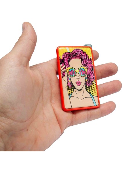 Pop Art Kaliteli Metal Çakmak