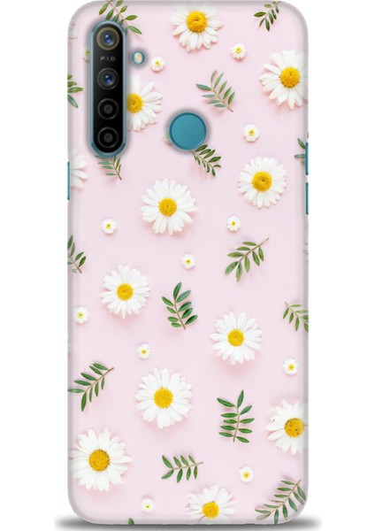 Realme C3 Kılıf Hd Baskılı - Papatyalar
