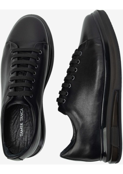 Erkek Deri Siyah Sneakers & Spor Ayakkabı 698 1089-5 Erk Ayk SK23/24 Sıyah indirimleri