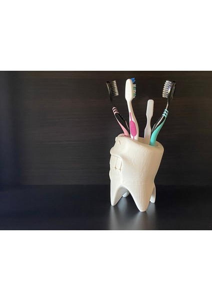 Sevimli Gülen Diş Fırçalık Kalemlik modelleri