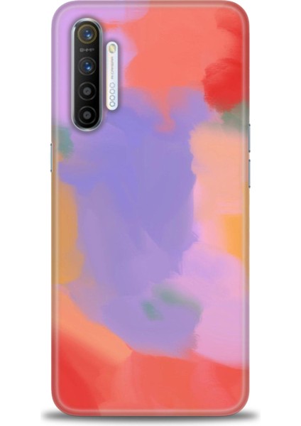 Realme Xt Kılıf Hd Baskılı - Kırmızı