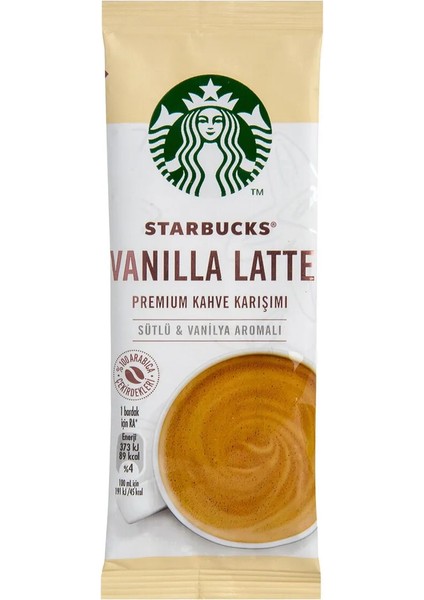 Vanilla Latte Premium Kahve Karışımı 21,5 gr x 40 Adet