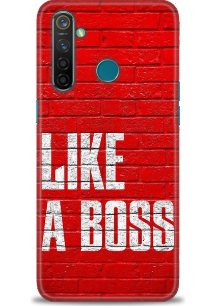 Realme 5 Pro Kılıf Hd Baskılı - Like A Boss