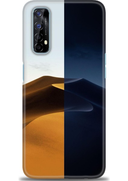 Realme 7 Kılıf Hd Baskılı - Gece ve Gündüz
