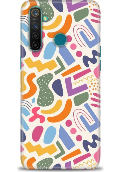 Realme 5 Pro Kılıf Hd Baskılı - Color