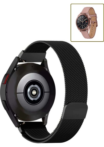 Samsung Galaxy Watch 3 41MM Uyumlu Kordon Hasır Metal Örgü Mıknatıslı Milano Kayış fiyatları