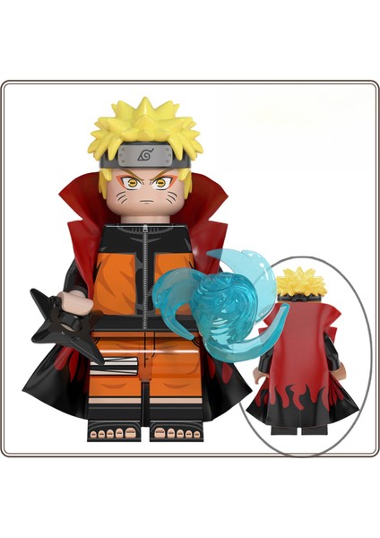 Naruto-Uzumaki Naruto-Montaj Oyuncak Yapı Taşları (Yurt Dışından)