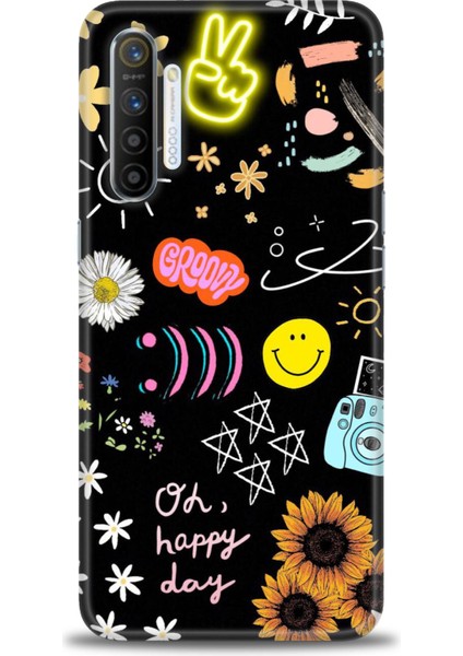 Realme Xt Kılıf Hd Baskılı - Happy Day