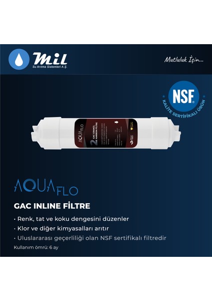 Mil Kapalı Kasa Su Arıtma Cihazı Multi Mineral 6lı Filtresi Aquaflo Membran Set