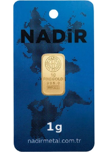 AgaKulche Nadir 1 Gram Altın (995) 24 Ayar Külçe Altın