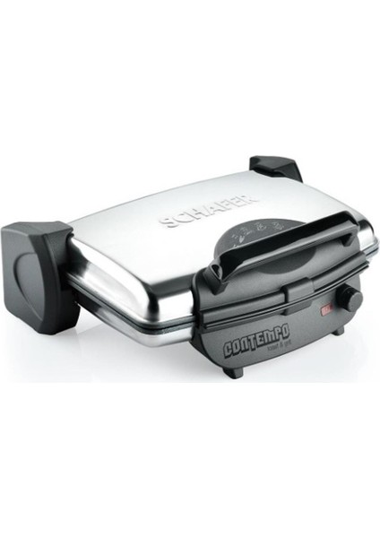Contempo Tost Makinesi-Inox/Siyah