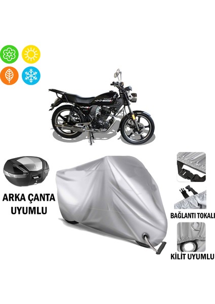 Arora Ar 180-31 Avantgarde Branda Motosiklet Brandası Arka Çanta Bağlantı ve Kilit Uyumlu