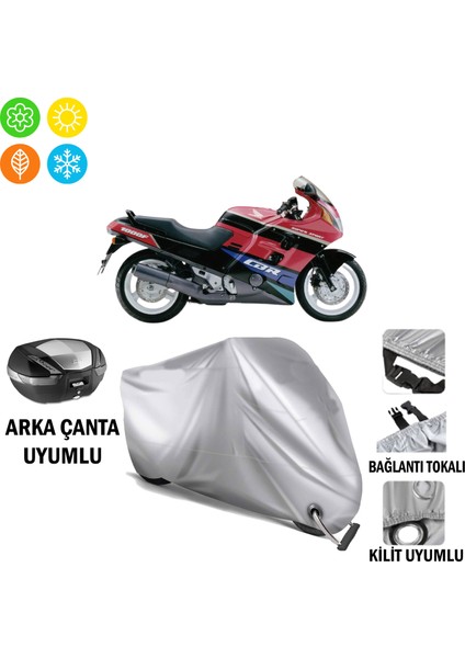 Honda Cbr 1000 F Branda Motosiklet Brandası Arka Çanta Bağlantı ve Kilit Uyumlu