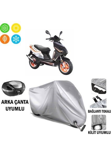 Keeway Matrix 150 Branda Motosiklet Brandası Arka Çanta Bağlantı ve Kilit Uyumlu
