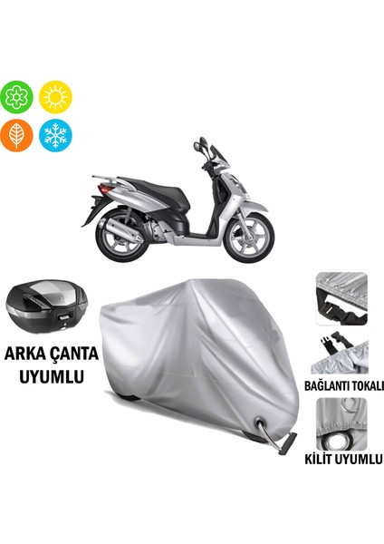 Keeway Outlook 150 Branda Motosiklet Brandası Arka Çanta Bağlantı ve Kilit Uyumlu