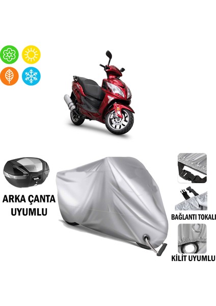 Motoran Maximus 150 Branda Motosiklet Brandası Arka Çanta Bağlantı ve Kilit Uyumlu