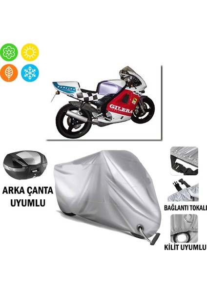 Gilera Gfr 125 Branda Motosiklet Brandası Arka Çanta Bağlantı ve Kilit Uyumlu