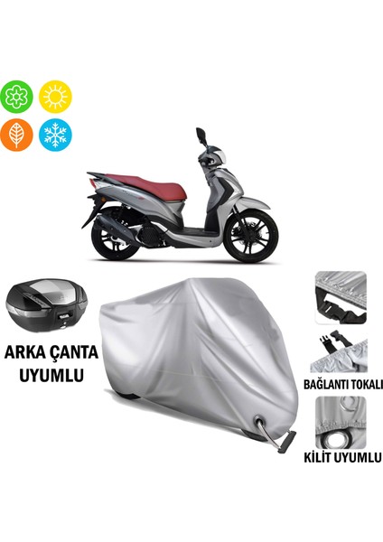 Sym Symphony Branda Motosiklet Brandası Arka Çanta Bağlantı ve Kilit Uyumlu