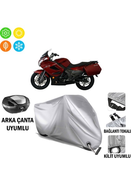 Mondial Sd 650-T Branda Motosiklet Branda Arka Çanta Bağlantı ve Kilit Uyumlu
