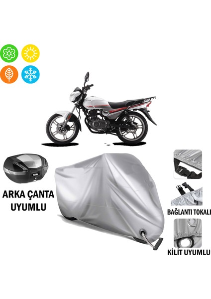 Kuba Strike 150 Branda Motosiklet Brandası Arka Çanta Bağlantı ve Kilit Uyumlu