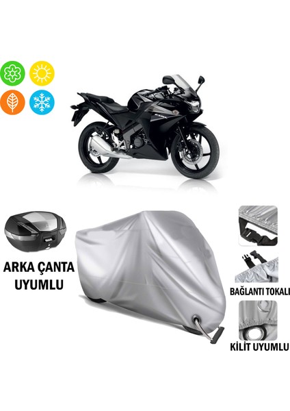 Honda Cbr 125R Branda Motosiklet Brandası Arka Çanta Bağlantı ve Kilit Uyumlu