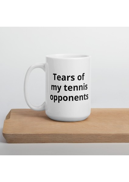 Tenis Rakiplerimin Gözyaşları Kupa Kişiye Özel Kahve Kupa Bardak Ingilizce Kahve Kupa Kahve Fincanı