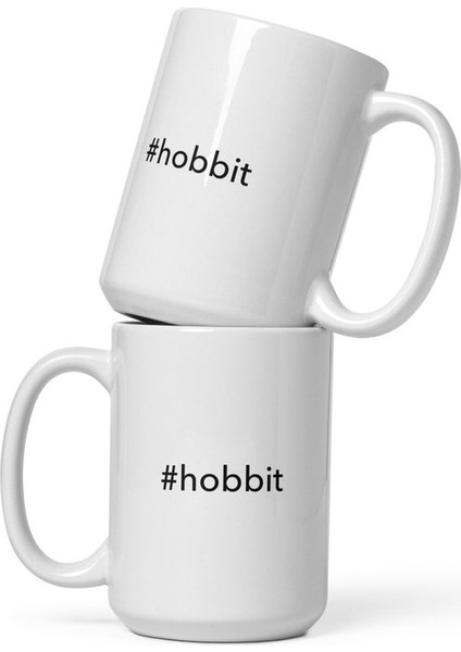Hashtag Hobbit Kahve Kupa Hobbit Kupa Bardak Kişiye Özel Kahve Kupa Bardak Ingilizce Kahve Kupa