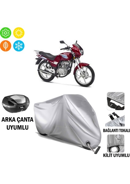 Kanuni Windys 150 Lx Branda Motosiklet Brandası Arka Çanta Bağlantı ve Kilit Uyumlu