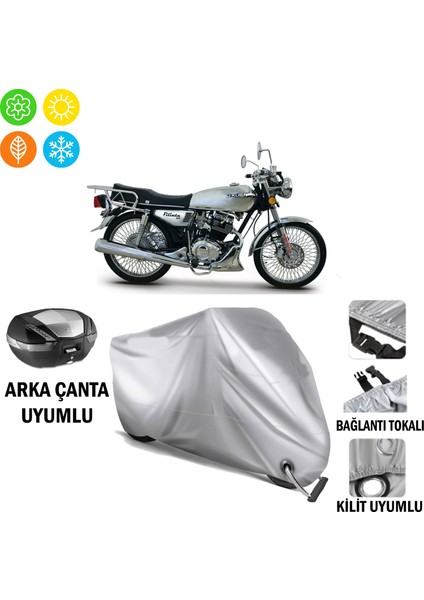 Kuba Filinta 200 Branda Motosiklet Brandası Arka Çanta Bağlantı ve Kilit Uyumlu