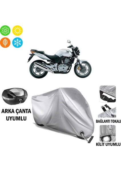 Honda Cbf 500 Branda Motosiklet Brandası Arka Çanta Bağlantı ve Kilit Uyumlu