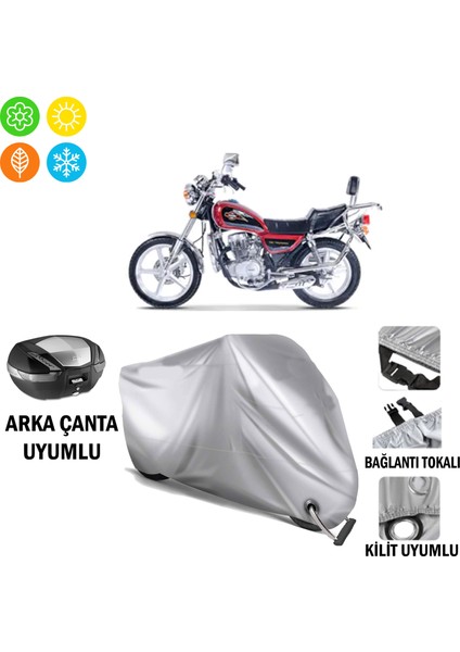 Falcon Comfort Branda Motosiklet Brandası Arka Çanta Bağlantı ve Kilit Uyumlu