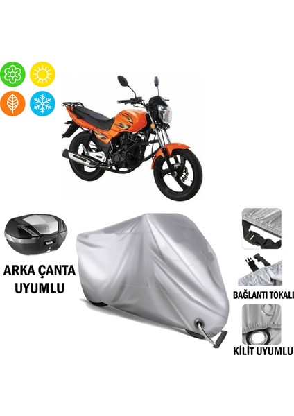 Asya Swift 150 Branda Motosiklet Brandası Arka Çanta Bağlantı ve Kilit Uyumlu